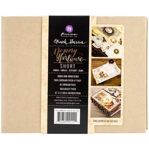 Prima Marketing Frank Garcia Memory Hardware Chip Album-Kraft Short W/6 Pages