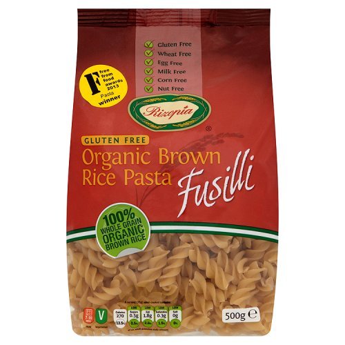 RIZOPIA Organic Brown Rice Fusilli 500g (PACK OF 1)
