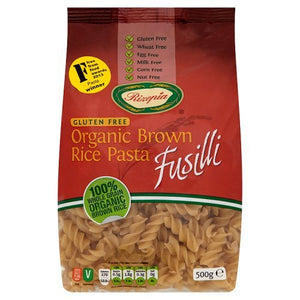 RIZOPIA Organic Brown Rice Fusilli 500g (PACK OF 1)