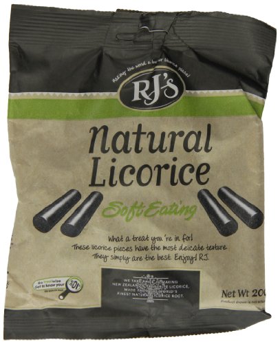 RJ'S Natural Licorice Soft Eating 200g (PACK OF 6)