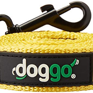 Doggo Reflective Nylon Dog Lead, Neon Yellow, Large | Doggo