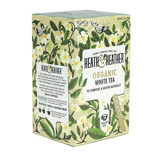 HEATH & HEATHER Organic White Tea 20bags (PACK OF 1)