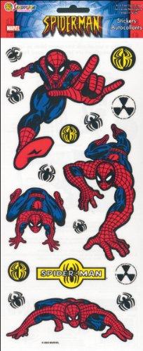 Sandylion Spiderman Sticker, 5.5 by 12-Inch, Clear