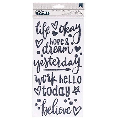 Shimelle 346611 Thickers Stickers, Navy