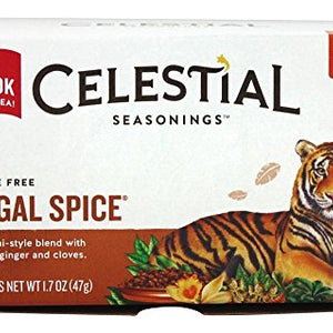 Celestial Seasonings Bengal Spice Herb Tea, Caffeine Free - 20 Tea Bags ( Pack of 2 )