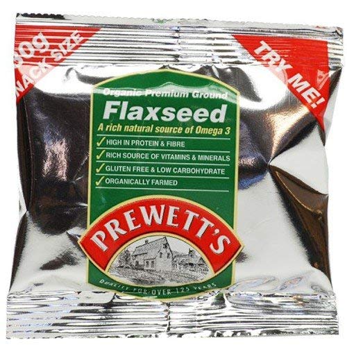 Prewetts | Organic Ground Flaxseed | 5 X 175G