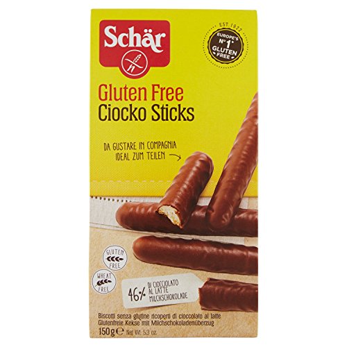 Schär Gluten Free Chocolate Fingers, 150 g