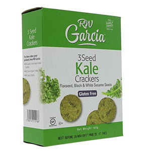 R W Garcia Kale Crackers 180g X 3 (Pack of 3)