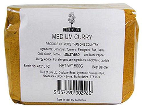 Tree Of Life Organic Medium Hot Curry Powder 500 g