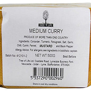 Tree Of Life Organic Medium Hot Curry Powder 500 g