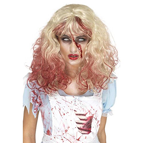 Smiffys Zombie Bloody Alice Wig