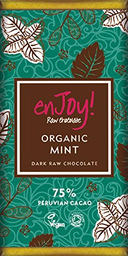 Enjoy Raw Chocolate - Mint (80g) (Case of 10)