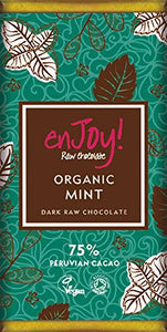 Enjoy Raw Chocolate - Mint (80g) (Case of 10)