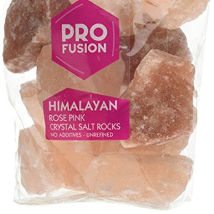 Profusion Organic Himalayan Rose Pink Salt Rocks 1 kg