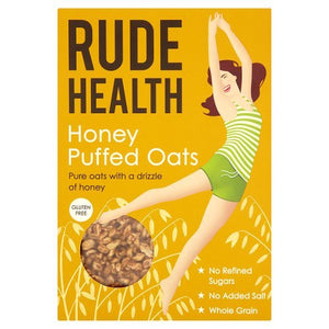 Rude Health Honey Puffed Oats, 240g