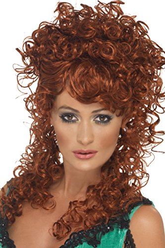 Smiffy's Saloon Girl Wig - Auburn