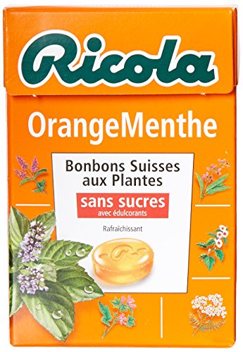 Ricola 45g Sugar Free Orange Mint Herb Drops