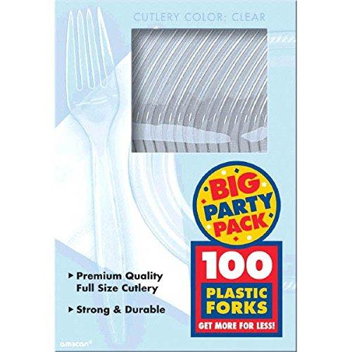 Plastic Forks 100/Pkg, Clear