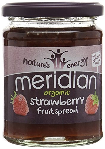 Meridian Organic Strawberry Fruit Spread 284 g (Pack of 6)