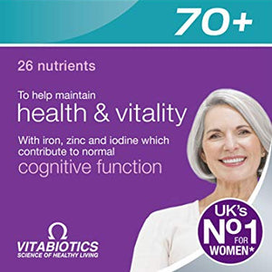 Vitabiotics | Wellwoman 70+ Tablets | 1 x 30s