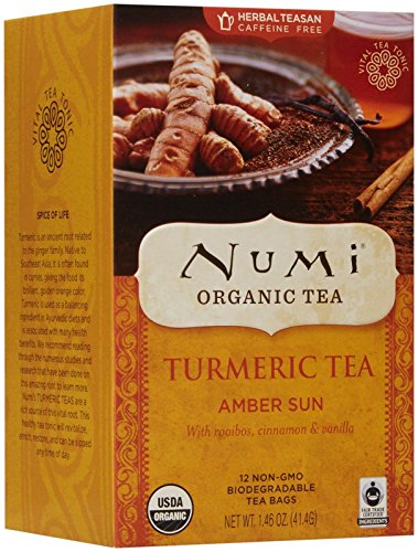 Numi Tea Organic(TURMERIC TEA) Amber Sun 12ct x 41.4g