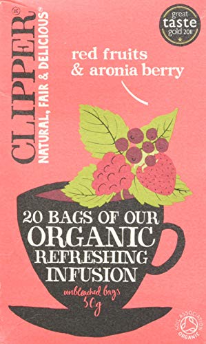 Clipper Organic Red Fruitsand Aronia Berry Infusion 20 Teabags,  0.05 kg
