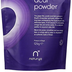 Naturya Organic Acai Powder 125g (Pack of 2)