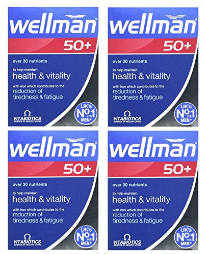 Vitabiotics | Wellman 50+ Tablets | 4 x 30s