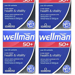 Vitabiotics | Wellman 50+ Tablets | 4 x 30s