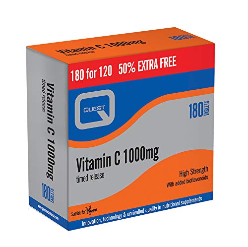 Quest 1000Mg Vitamin C 180 Tablets, 180 Tablet