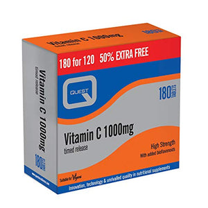 Quest 1000Mg Vitamin C 180 Tablets, 180 Tablet