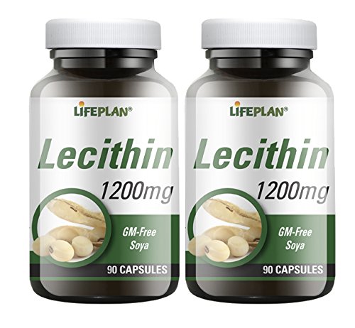 Lifeplan Lecithin 1200mg 2 x 90 Capsules