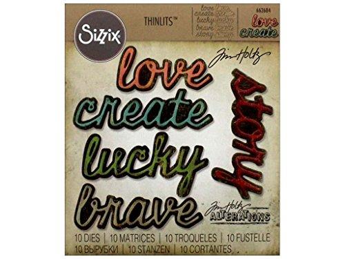 Sizzix Die THoltz Thinlits Shadow Script #1