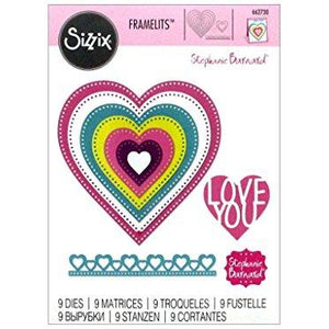 Sizzix (SIZC7) 662730 Frameless Die Set, Multi-Colored
