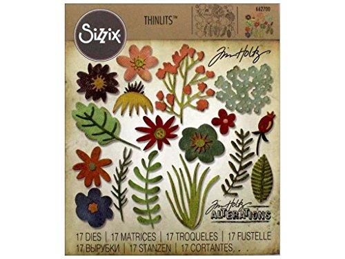 Sizzix Thinlits Die Set 17PK - Funky Floral #1
