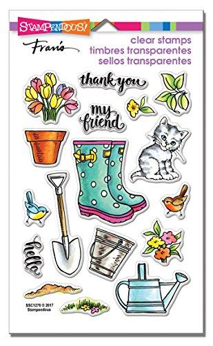 Stampendous Garden Boots Perfectly Clear Stamp Set