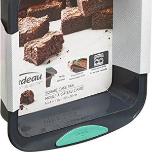 Square Silicone Pan Gray/Mint-Square 8"
