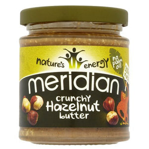 Meridian Natural Crunchy Hazelnut Nut Butter, 170g