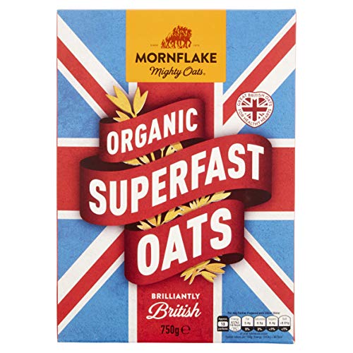 Mornflake Mighty Oats Superfast Organic Oats 750 g (Pack of 5)