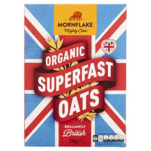 Mornflake Mighty Oats Superfast Organic Oats 750 g (Pack of 5)