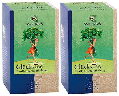 Sonnentor Fortune Tea 1.5 g (Pack of 2, Total of 36 Double Chamber Bags)