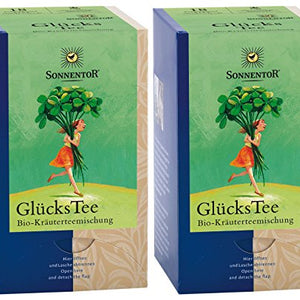 Sonnentor Fortune Tea 1.5 g (Pack of 2, Total of 36 Double Chamber Bags)