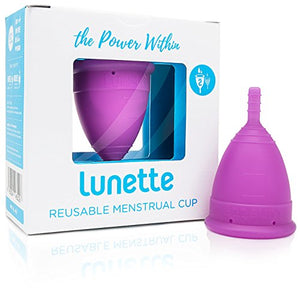 Lunette Reusable Menstrual Cup - Violet - model 2 For Normal Or Heavy Flow - (En Version)