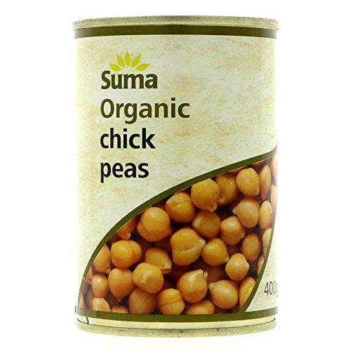 Suma Organic Chick Peas 400g x 6 (Pack of 6)