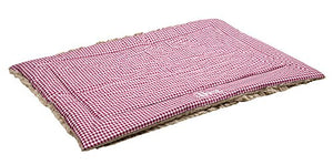Dog Blanket Astana, 120 X 80 Cm Red Checked, With Plush | Hunter