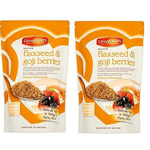 Linwoods Milled Flaxseed and Goji Berries, 200g (Pack of 2)