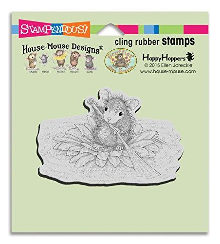 STAMPENDOUS HMCM20 House Mouse Cling Stamp, Petal Paddler