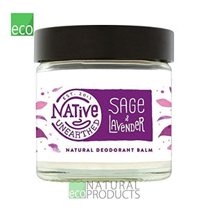 Native Unearthed Natural Sage Deodorant, Lavender, 60 ml