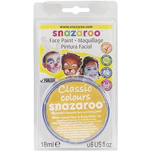 Reeves Snazaroo Face Paint, 18ml, Bright Yellow