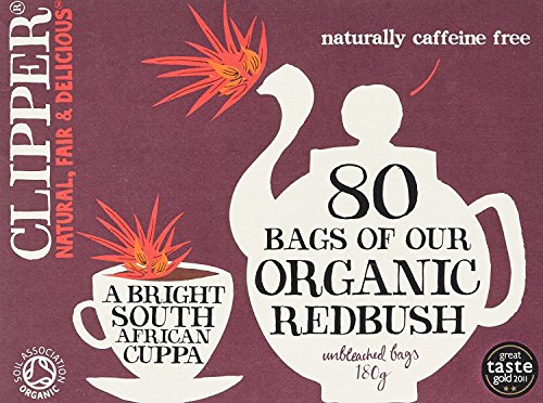 CLIPPER Organic Redbush Teabags 80bags (PACK OF 1)